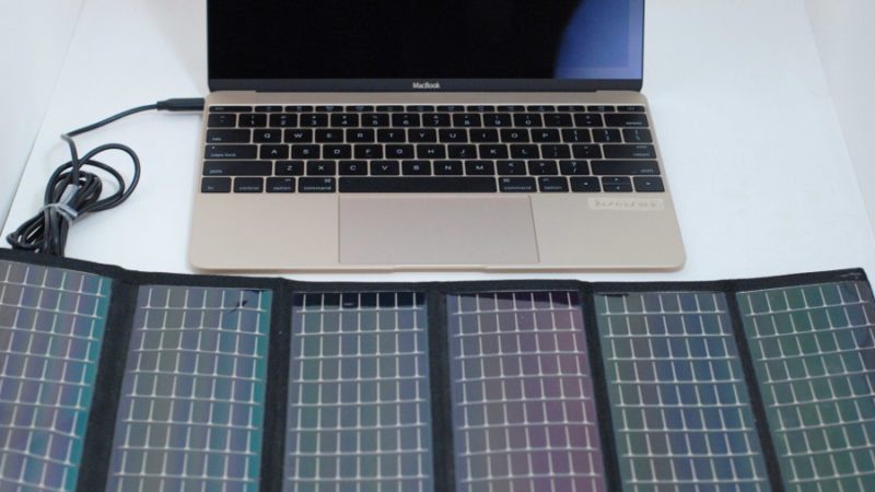 Солнечная батарея для ноутбука