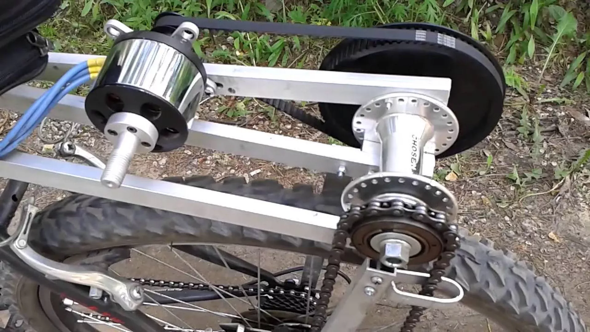 Установка мотор колеса на велосипед