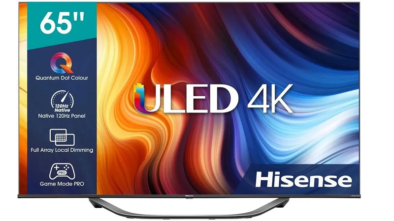 Hisense 65U7HQ, ULED, 4K Ultra HD, черный, смарт ТВ, VIDAA