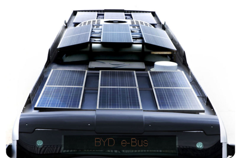 Электроавтобус BYD EBUS-12 батаеря
