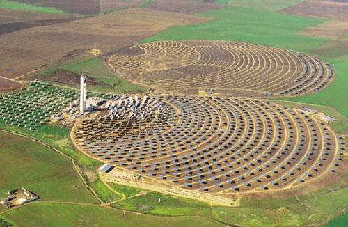 Термальная солнечная электростанция в Испании (город Севилья) 