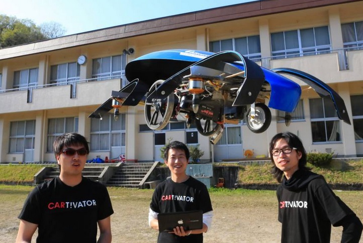 Японцы разрабатывают летающий электромобиль для защиты от землетрясений