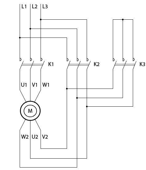 Схема подключения трехфазного электродвигателя